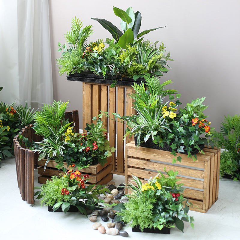 Artificial Green Partition Fence Planter Piece Garden Plus