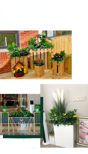 Artificial Green Partition Fence Planter Piece Garden Plus