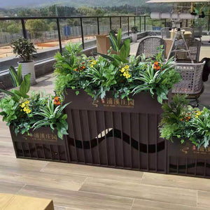 Artificial Green Partition Fence Planter Piece Garden Plus