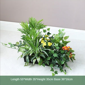 Artificial Green Partition Fence Planter Piece Garden Plus