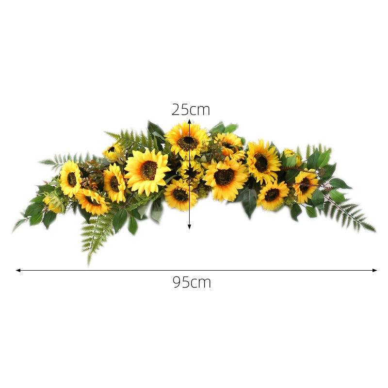 Artificial Lintel Flower Wedding Reception Decoration Piece Garden Plus
