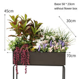 Artificial Outdoor Flower Box Partition Greenery Combination Decoration Pieces Garden Plus