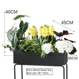Artificial Outdoor Flower Box Partition Greenery Combination Decoration Pieces Garden Plus