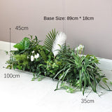 Artificial Outdoor Flower Box Partition Greenery Combination Decoration Pieces Garden Plus