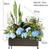 Artificial Outdoor Flower Box Partition Greenery Combination Decoration Pieces Garden Plus