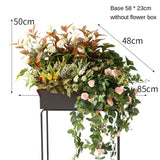 Artificial Outdoor Flower Box Partition Greenery Combination Decoration Pieces Garden Plus