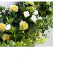 Artificial Partition Fence Rose Hydrangea Boxes Plant Decoration Piece Garden Plus