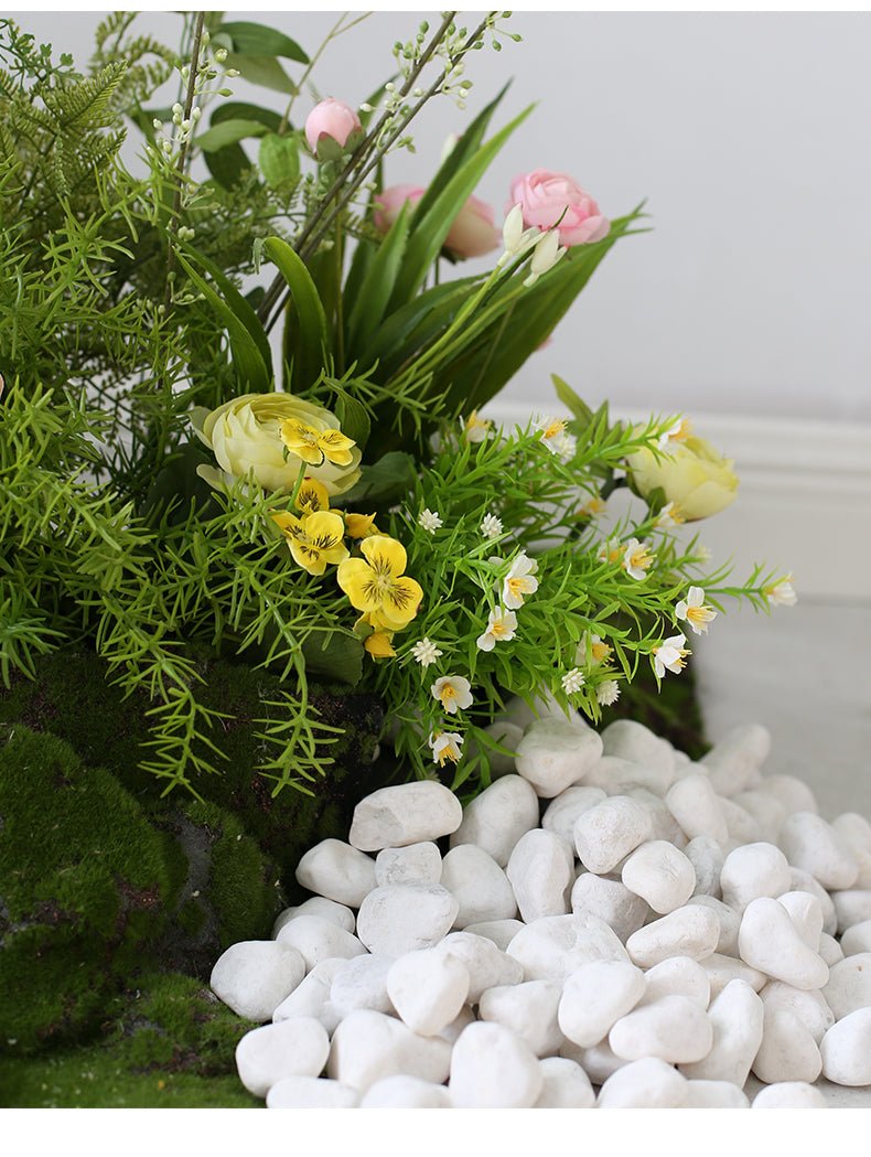 Artificial Partition Store Garden Flower Planter Pieces Garden Plus