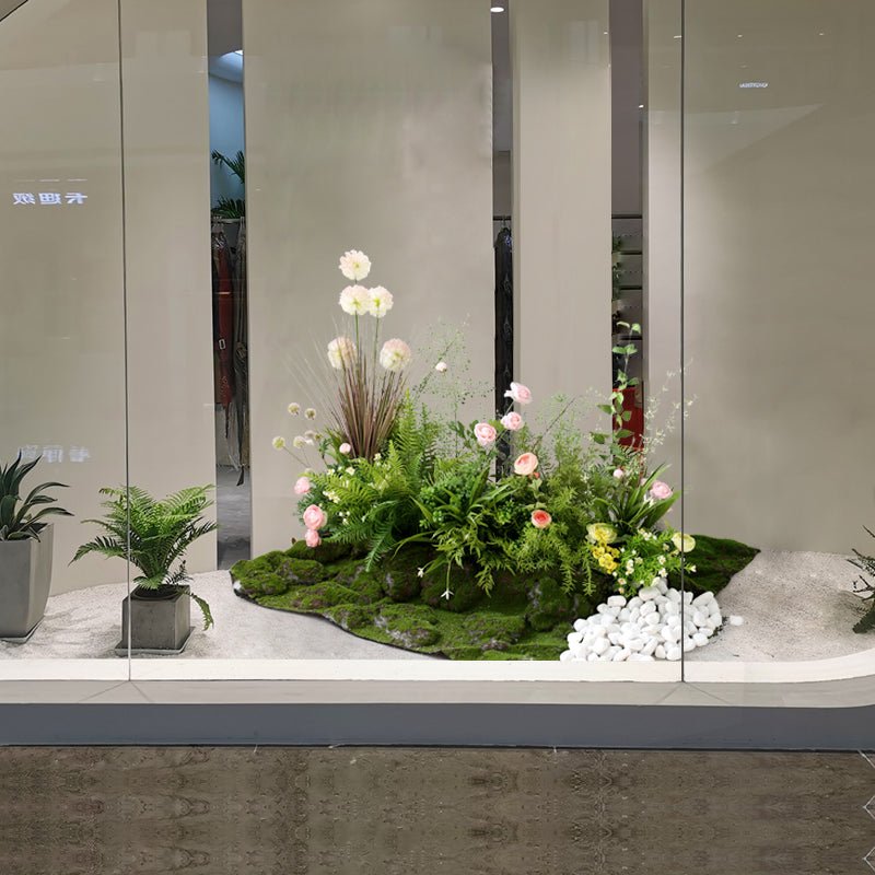 Artificial Partition Store Garden Flower Planter Pieces Garden Plus