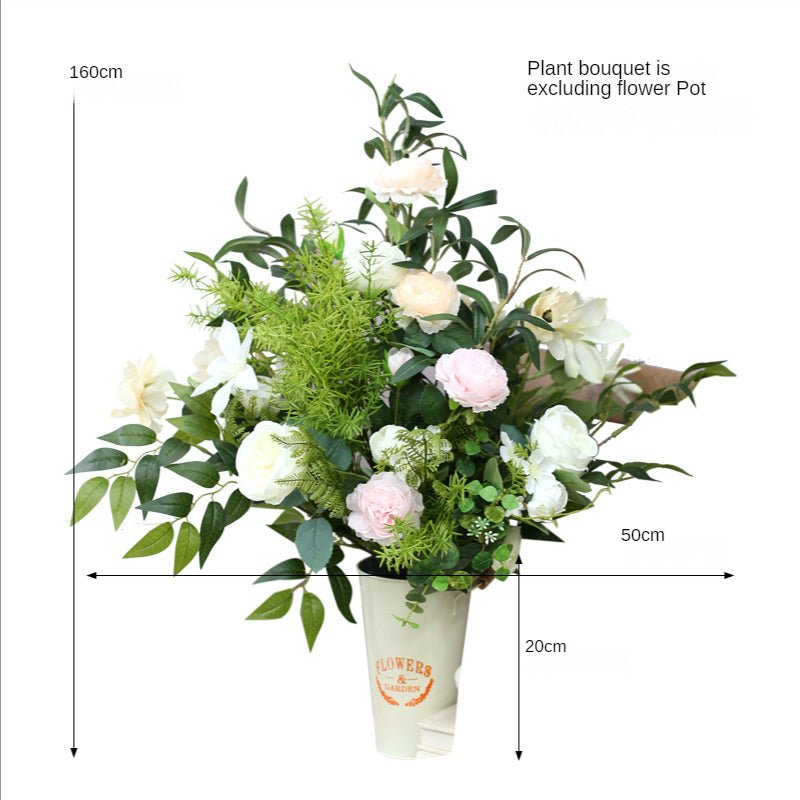Artificial Peony Flower Mori Style Plant Decoration Piece Garden Plus