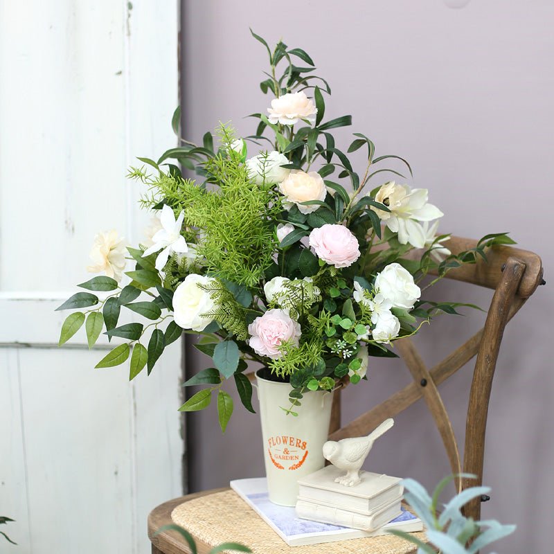Artificial Peony Flower Mori Style Plant Decoration Piece Garden Plus