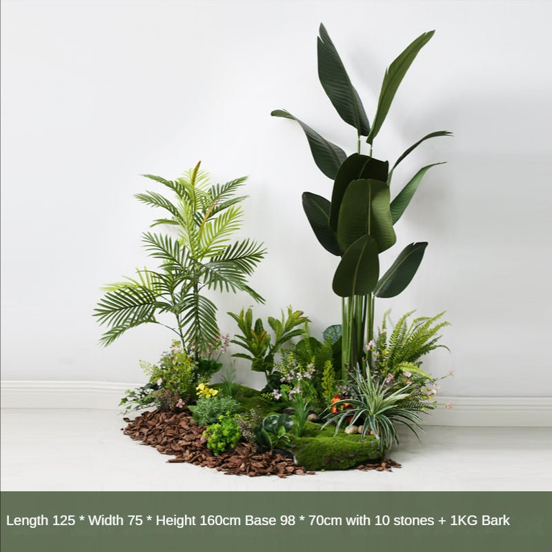 Artificial Pool Bionic Flowers and Plants Decoration Pieces Garden Plus