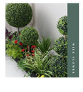 Artificial Spherical Milan Grass Plant Landscape Decorations Pieces Garden Plus