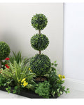 Artificial Spherical Milan Grass Plant Landscape Decorations Pieces Garden Plus