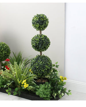 Artificial Spherical Milan Grass Plant Landscape Decorations Pieces Garden Plus