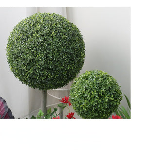 Artificial Spherical Milan Grass Plant Landscape Decorations Pieces Garden Plus