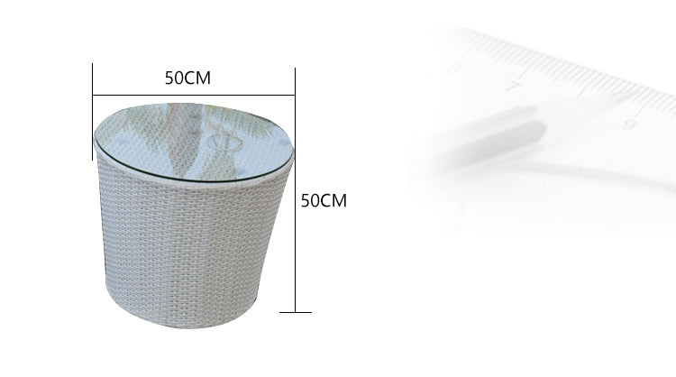 Rattan Lying Bed Garden Plus