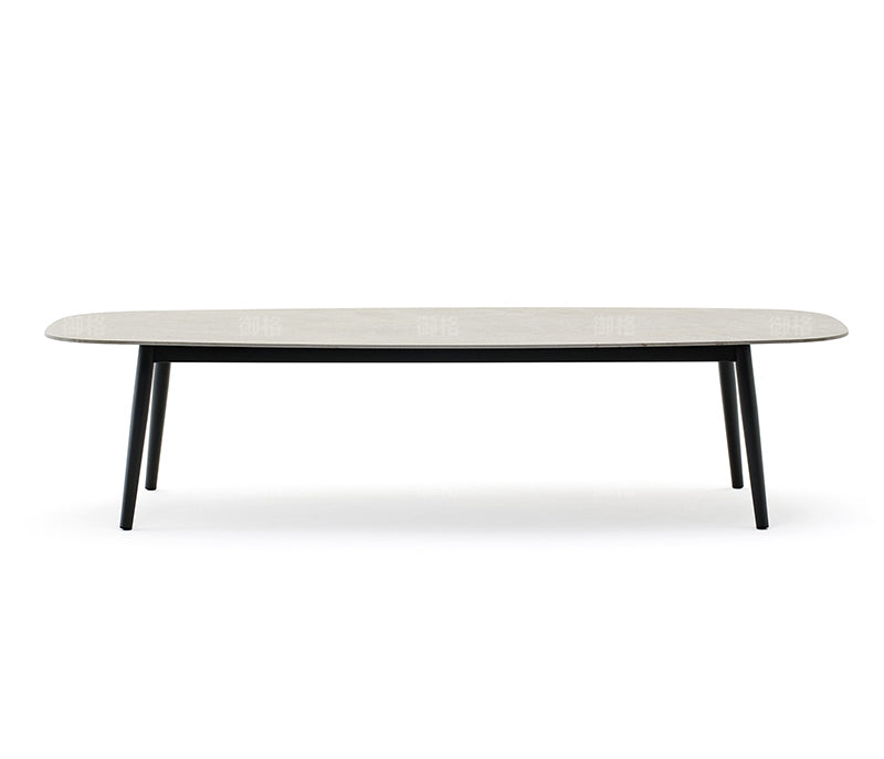 Stone surface Desk & Rattan Chair Combination Garden Plus