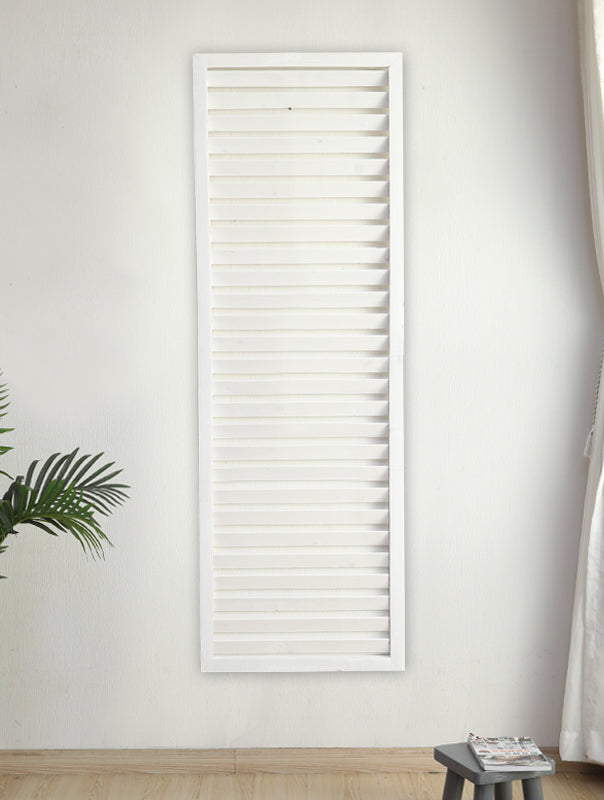 Outdoor Wooden Louver Mesh Screen Fence Garden Plus