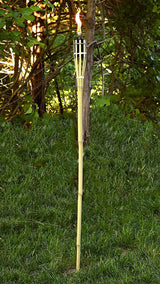 Bamboo Tiki Torches Garden Plus