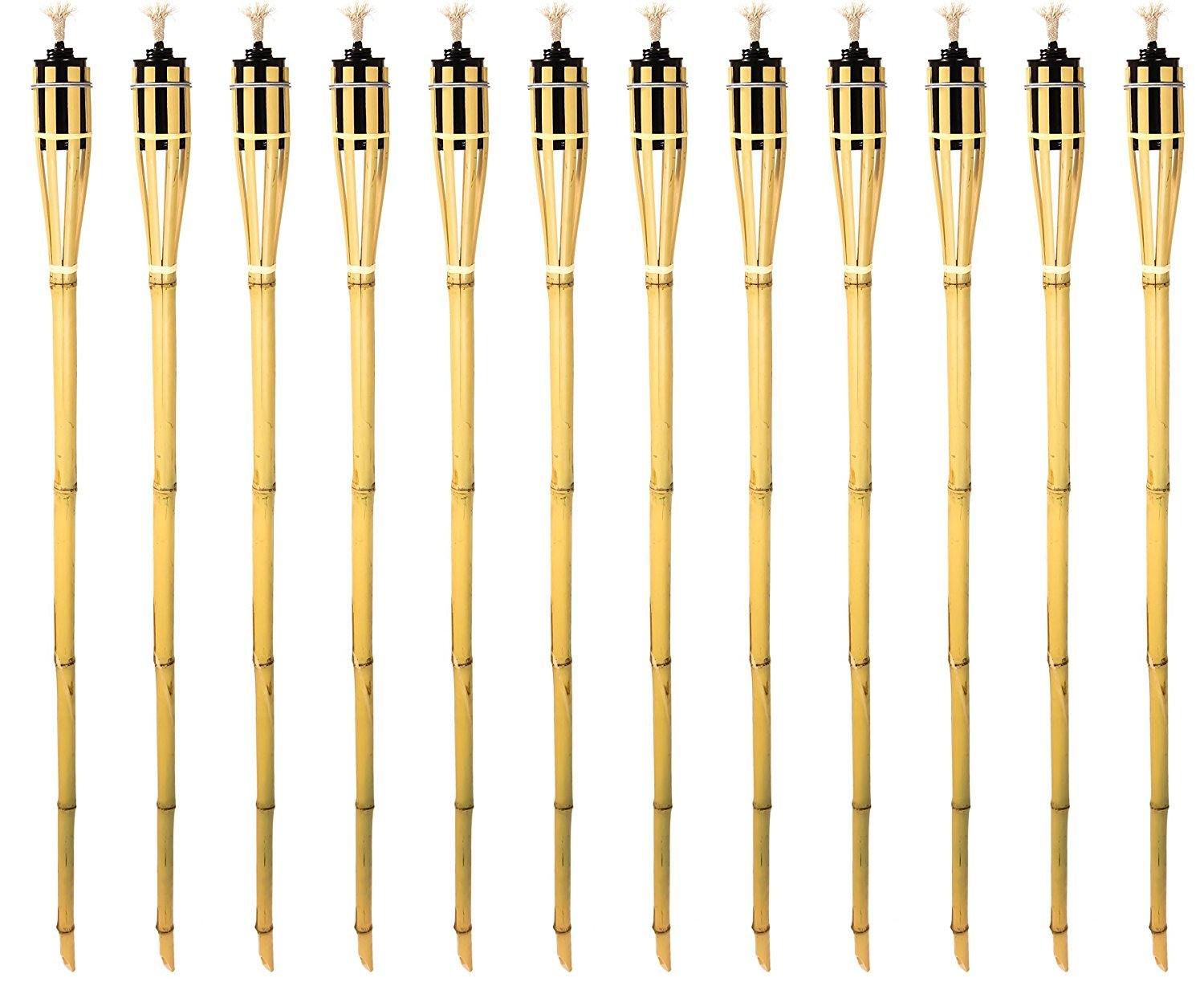 Bamboo Tiki Torches Garden Plus