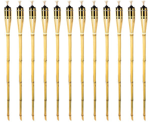 Bamboo Tiki Torches Garden Plus