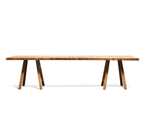 Teak Wood Rattan Chair and Table Garden Plus