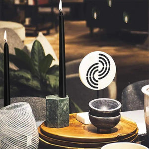 Black Taper Candles 10 Inches Tall Garden Plus