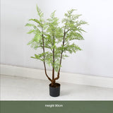 Bonsai Fern or Monstera Imitation Plant Decoration Piece Garden Plus