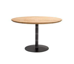 Wood Rattan Chair and Table Combination Garden Plus