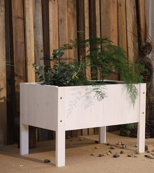 Outdoor Rectangular high-leg Planting Box Garden Plus
