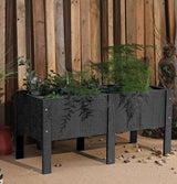 Outdoor Rectangular high-leg Planting Box Garden Plus