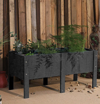 Outdoor Rectangular high-leg Planting Box Garden Plus