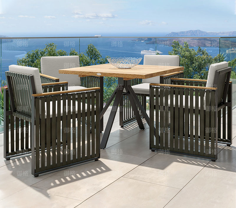 Teak Table and Chair Dining Combination Garden Plus