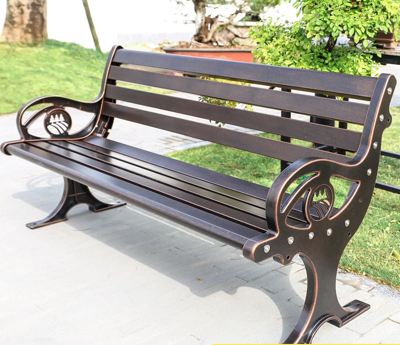 Cast Aluminum Leisure Bench Garden Plus