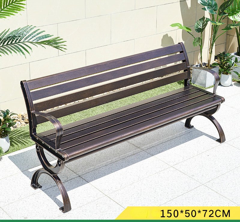 Cast Aluminum Leisure Bench Garden Plus