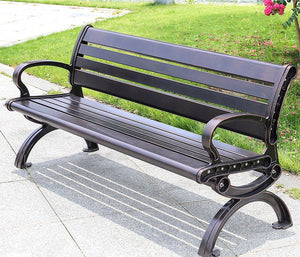 Cast Aluminum Leisure Bench Garden Plus