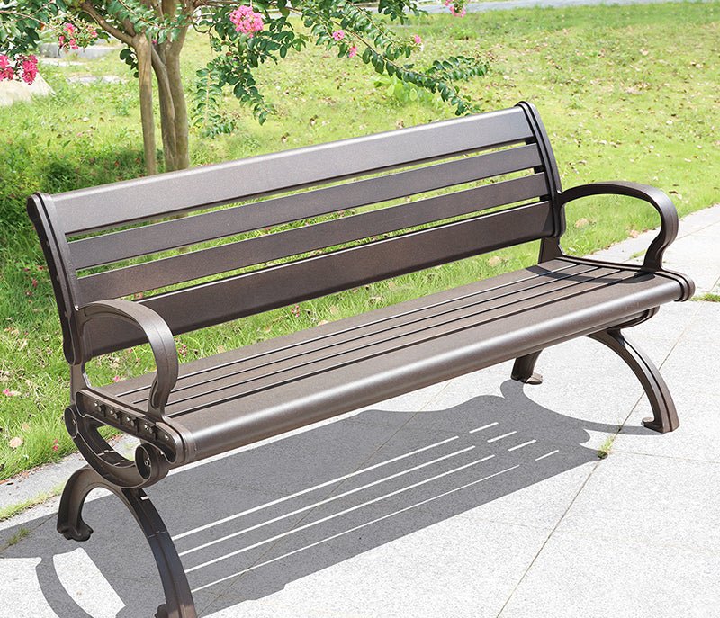 Cast Aluminum Leisure Bench Garden Plus