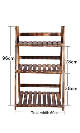 Wooden Flower Display Stand Garden Plus