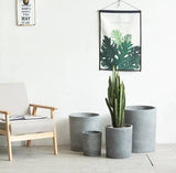 Cement planter cylinder Garden Plus