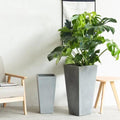 Cement planter high-trapezoid Garden Plus