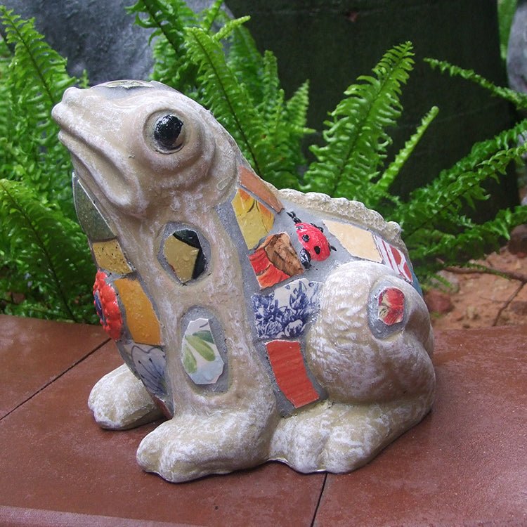 Ceramic Frog Statue Garden Plus