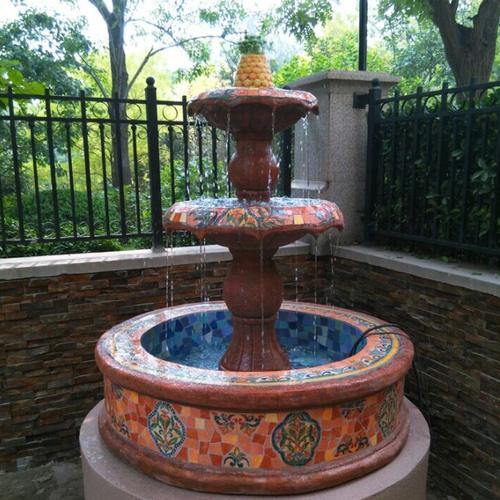 Ceramic Water Fountain No.2 Garden Plus