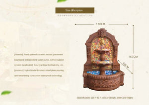 Ceramic Water Fountain No.3 Garden Plus