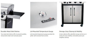 Char-Broil Performance 475 4-Burner Cabinet Garden Plus