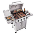 Char-Broil Performance Stainless Steel 4-Burner Cabinet Style Gas Grill Garden Plus