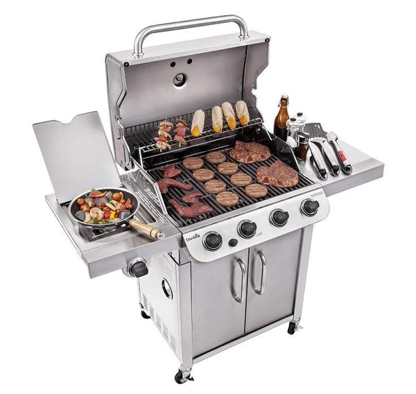 Char-Broil Performance Stainless Steel 4-Burner Cabinet Style Gas