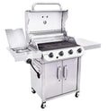 Char-Broil Performance Stainless Steel 4-Burner Cabinet Style Gas Grill Garden Plus