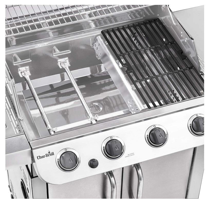 Char-Broil Performance Stainless Steel 4-Burner Cabinet Style Gas Grill Garden Plus