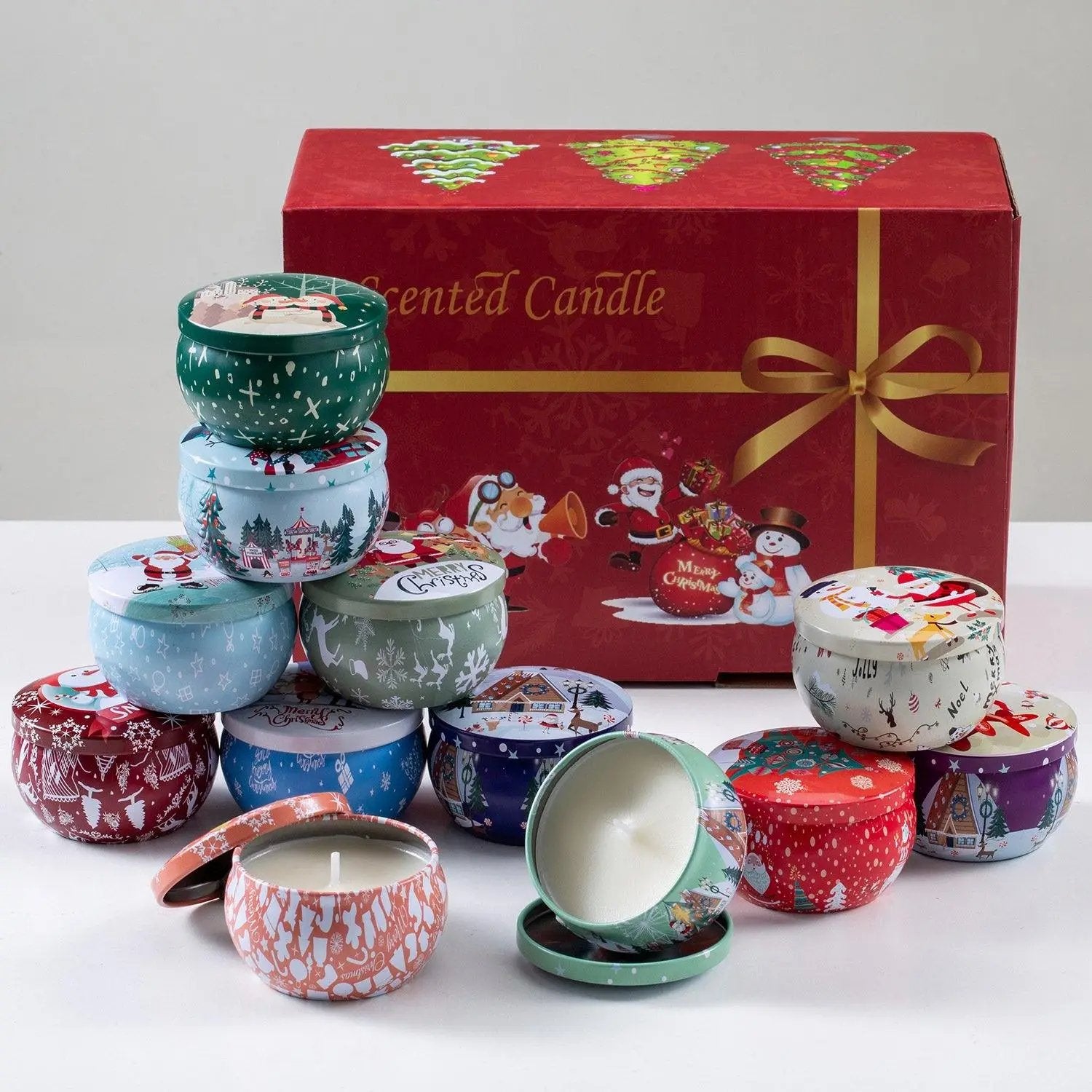 Christmas Candles Gift Set Garden Plus